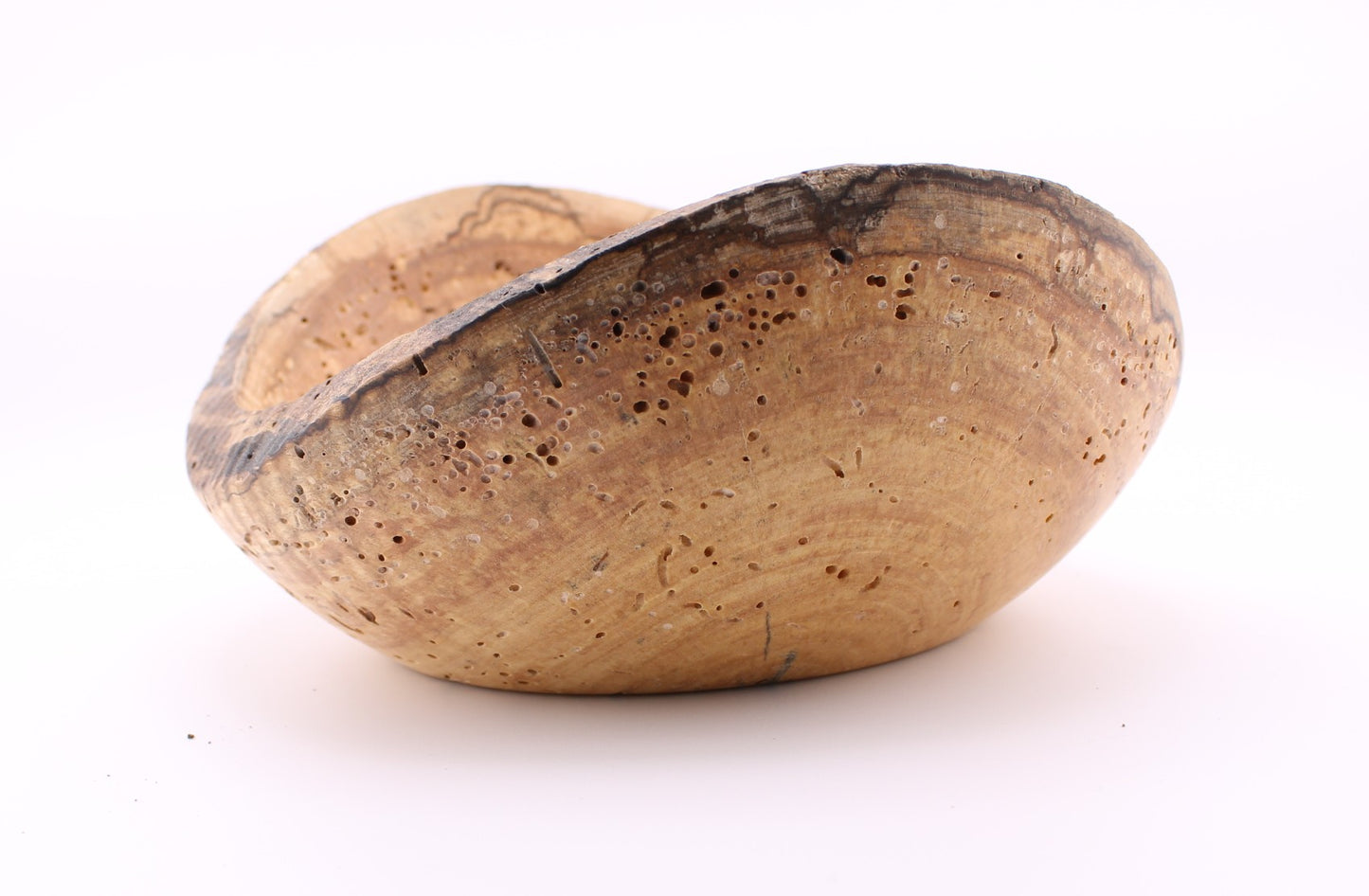 Natural Edge Maple Wood Bowl