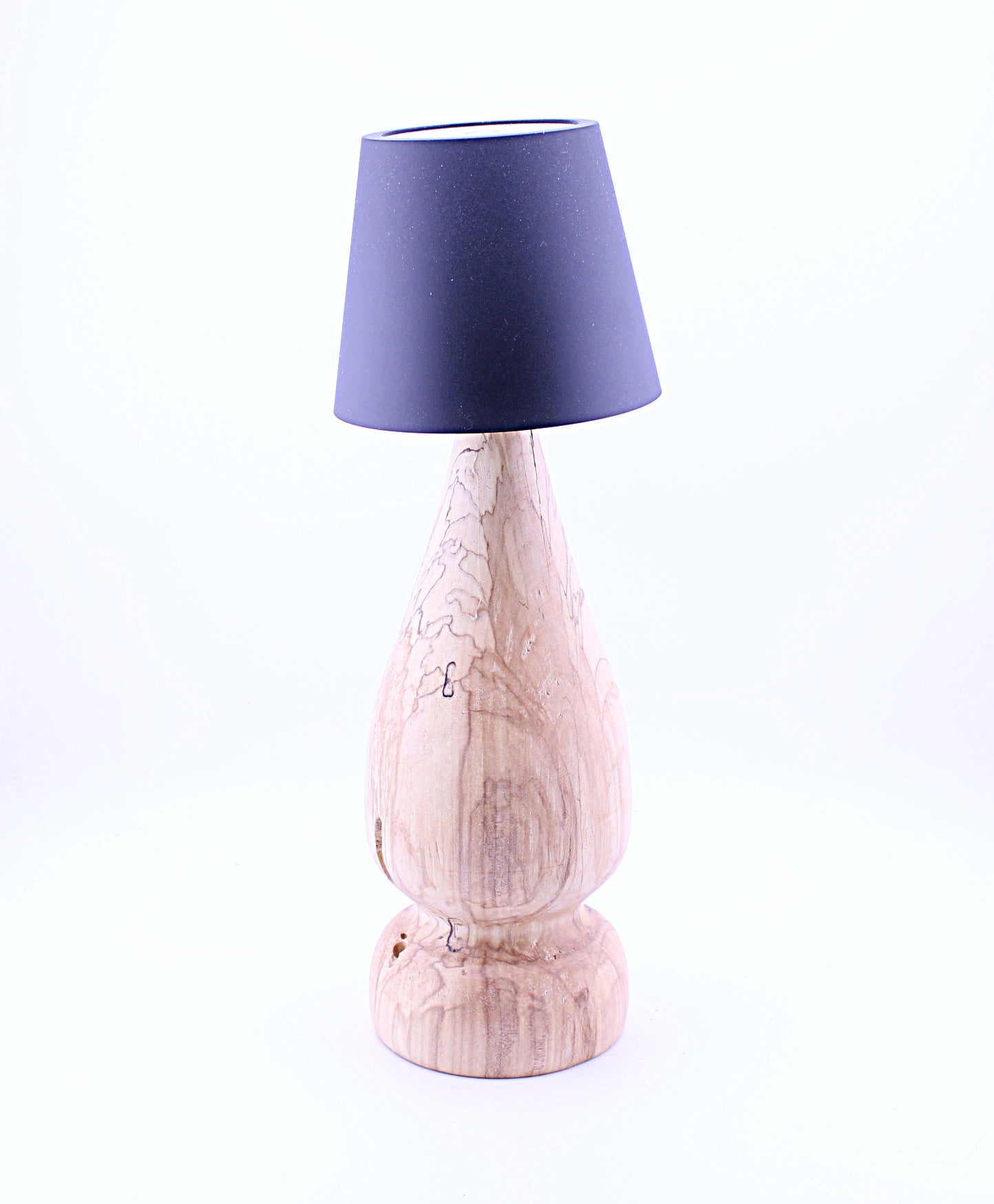 Spalted Maple Cordless LED ReChargeable Lamp
