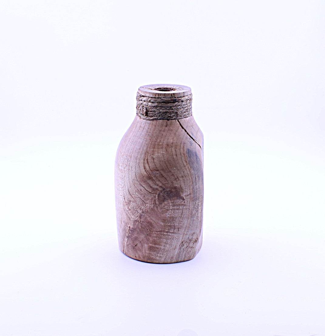 Cherry Wood Bud Vase