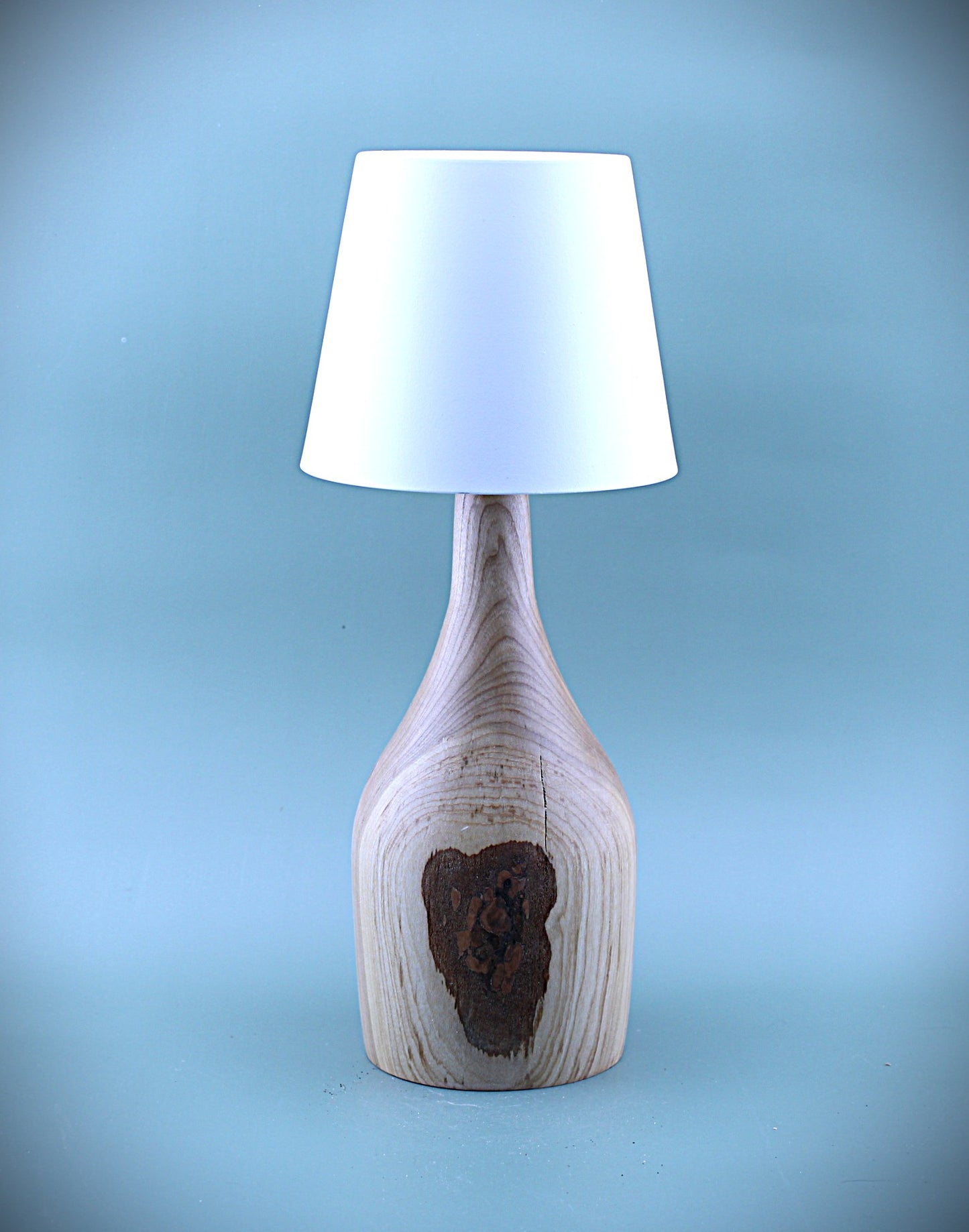 Handcrafted Wood LED Cordless Lamp