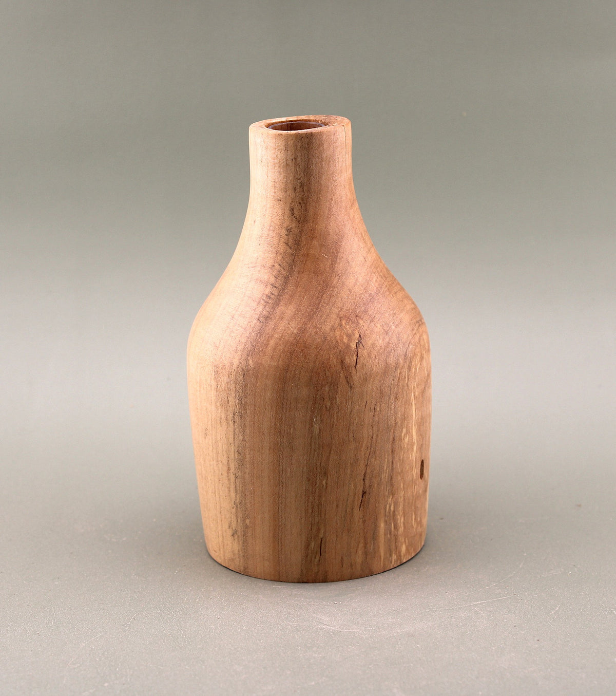 Hand Turned Maple Wood Bud Vase