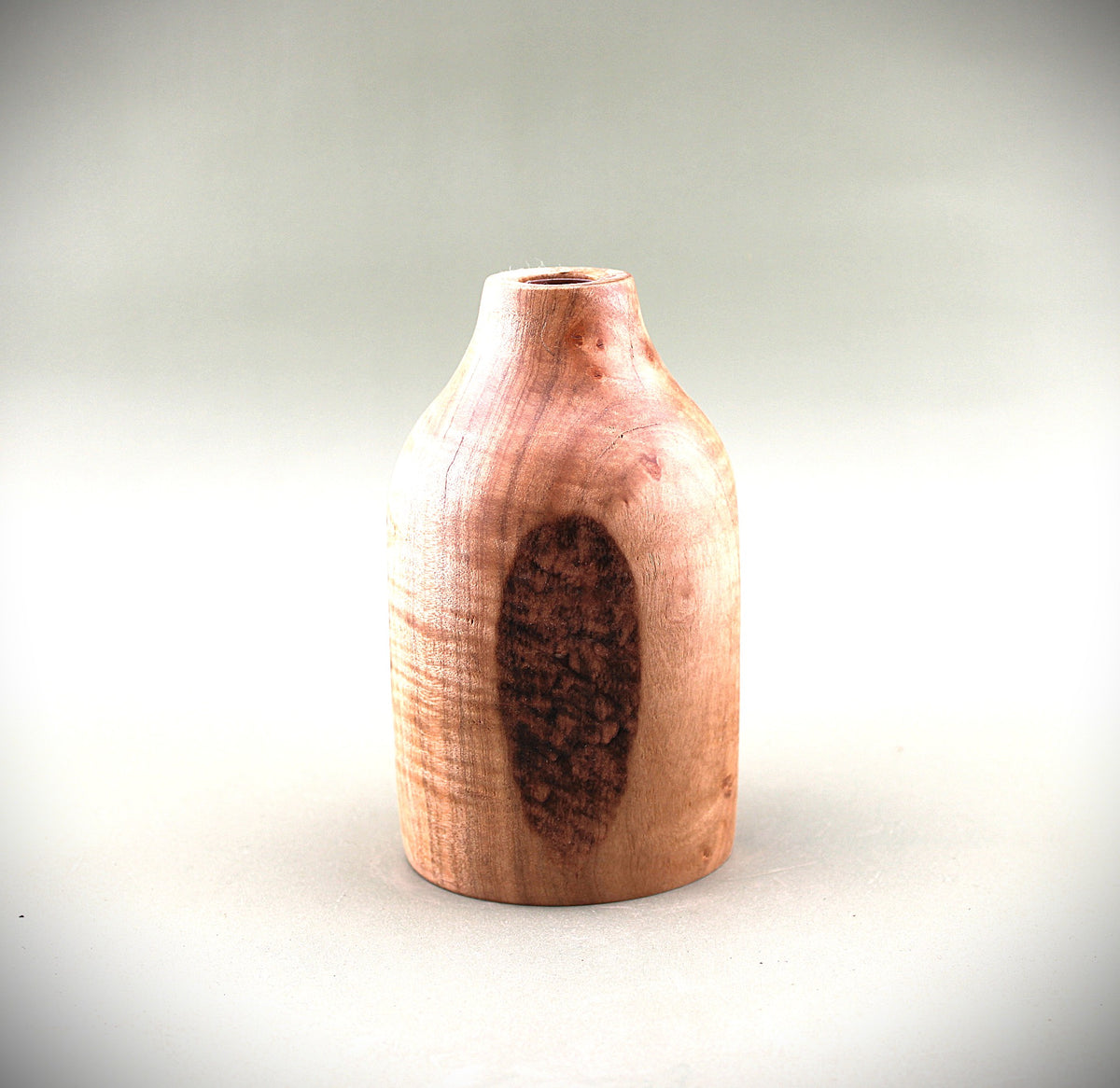 Hand Turned Maple Wood Bud Vase