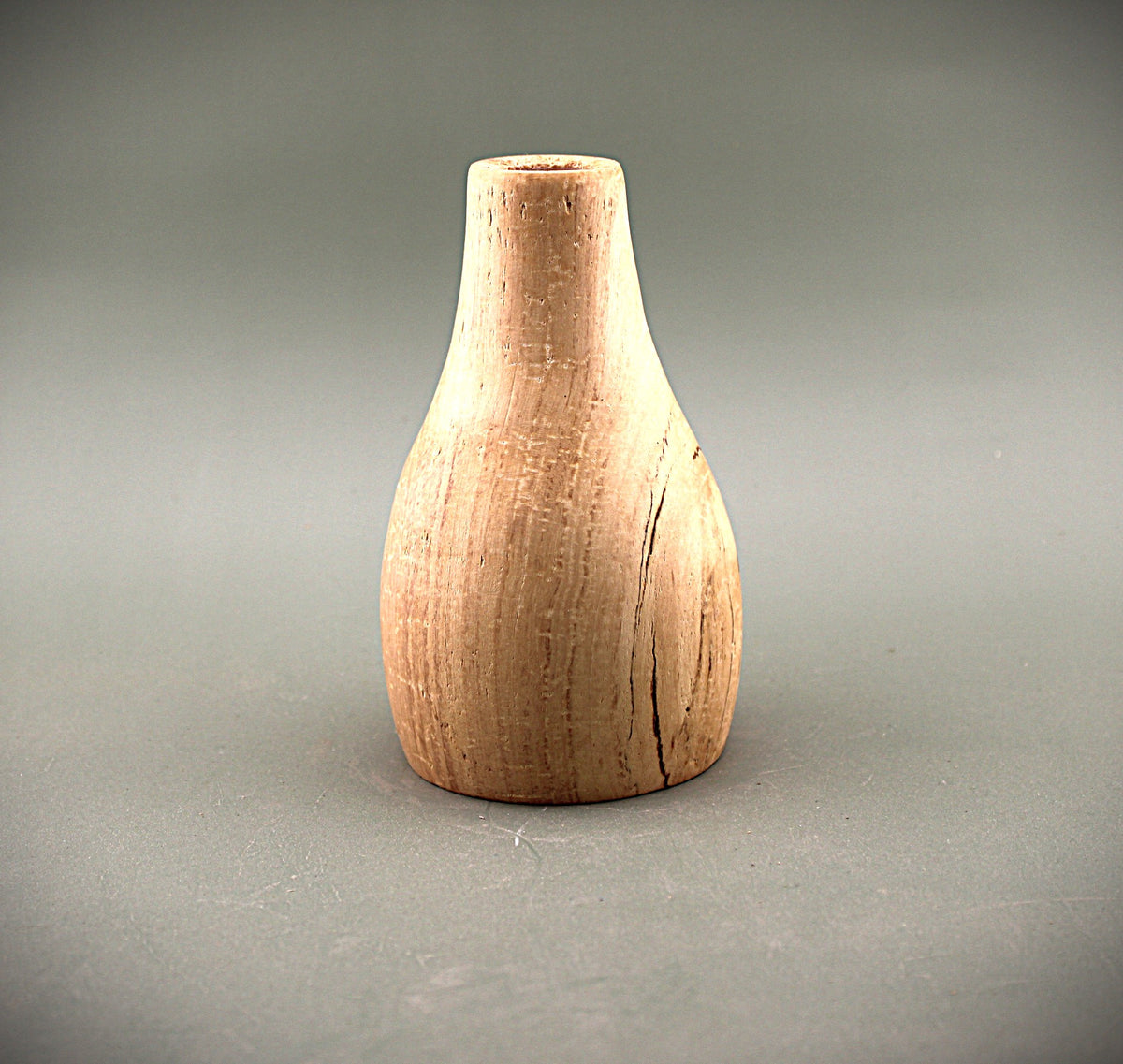Hand Turned Maple Wood Bud Vase
