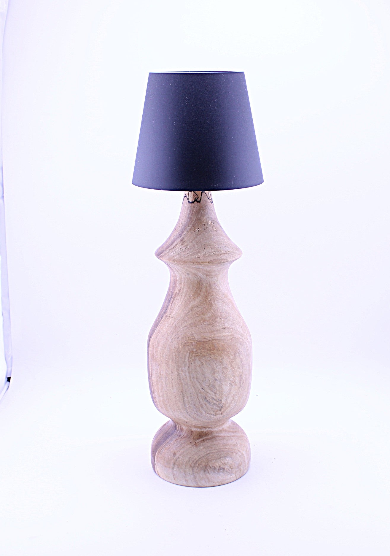 Spalted Maple Cordless LED ReChargeable Lamp