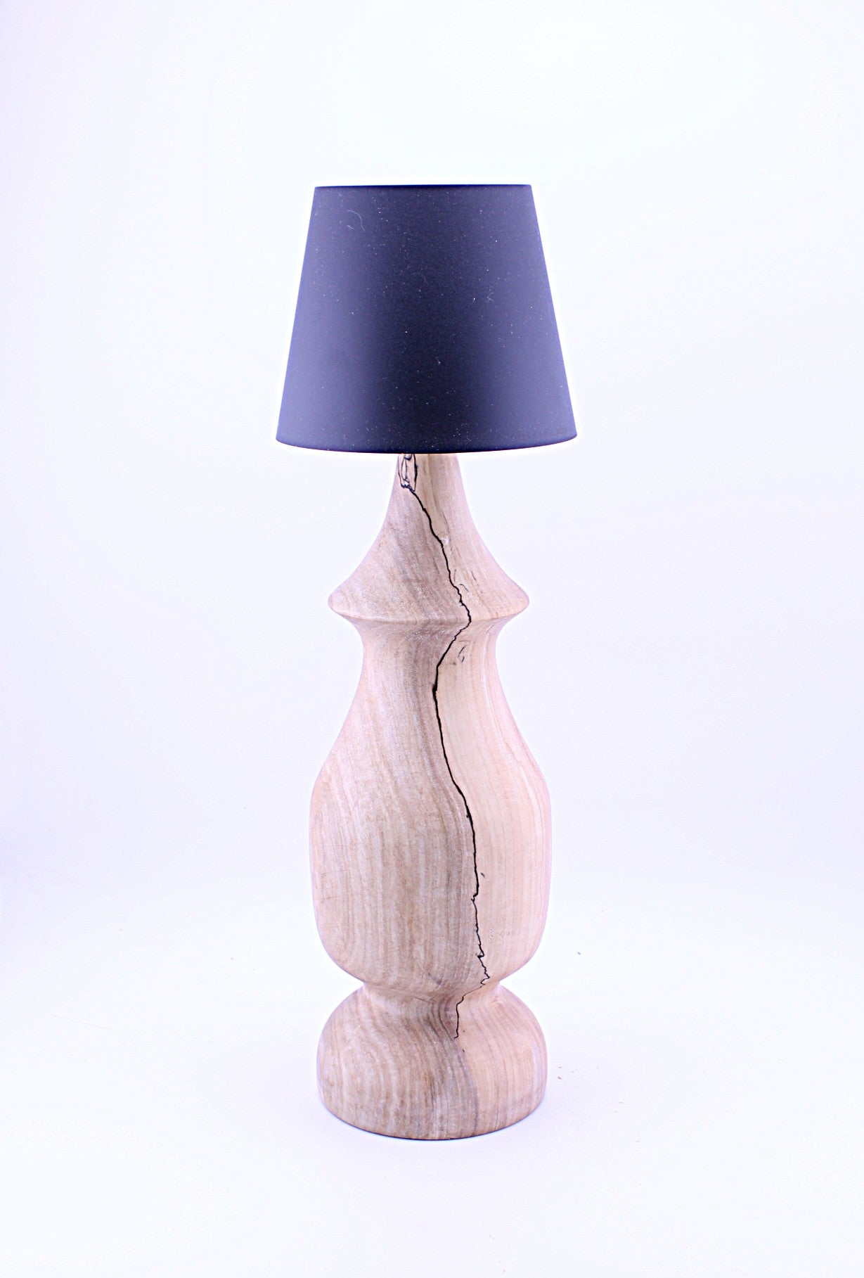 Spalted Maple Cordless LED ReChargeable Lamp