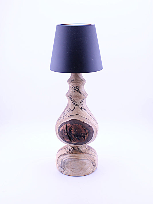 Spalted Maple Cordless LED ReChargeable Lamp