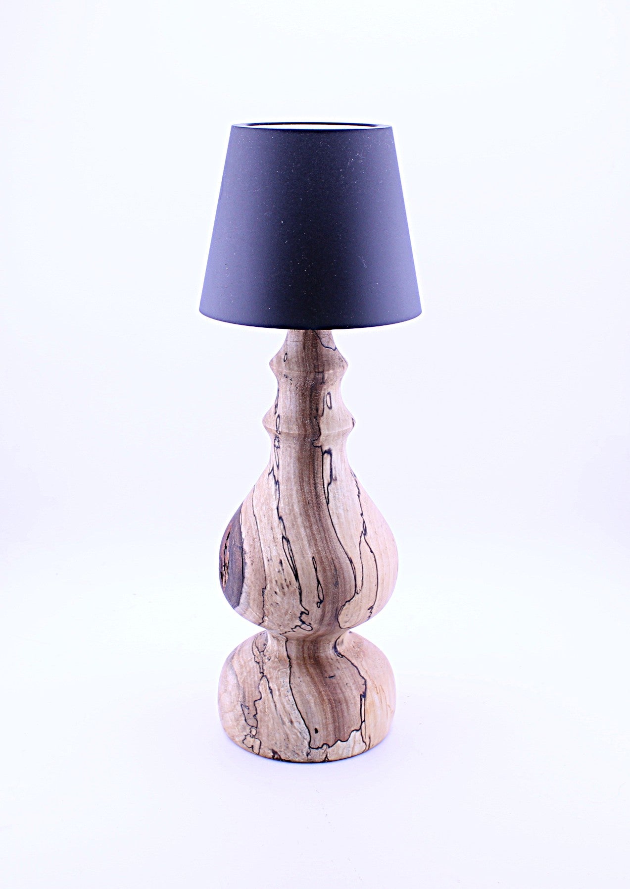 Spalted Maple Cordless LED ReChargeable Lamp