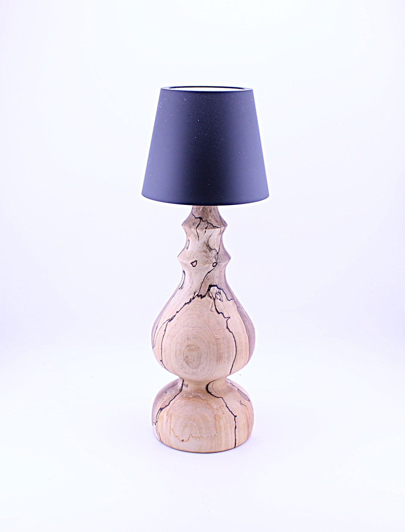 Spalted Maple Cordless LED ReChargeable Lamp
