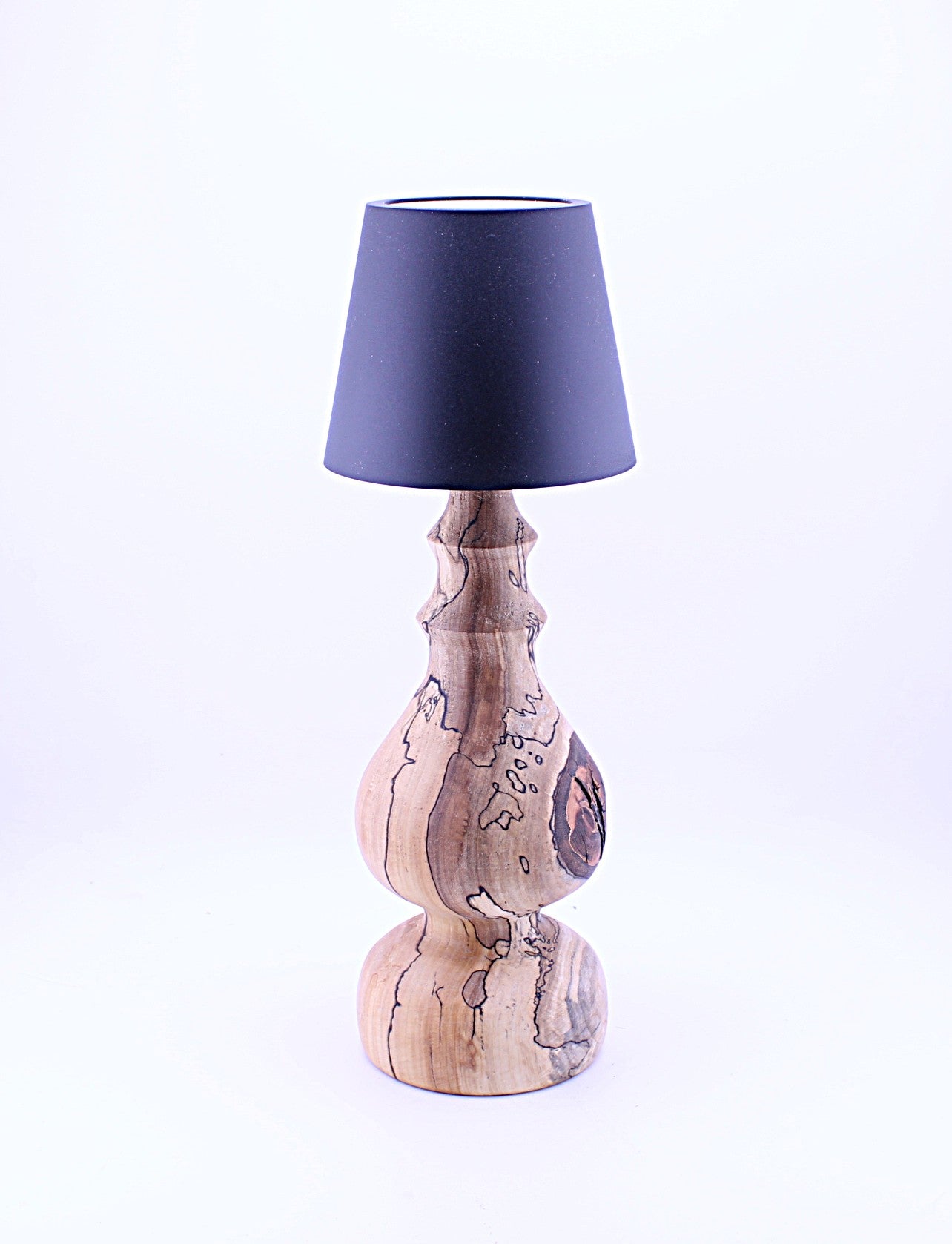 Spalted Maple Cordless LED ReChargeable Lamp
