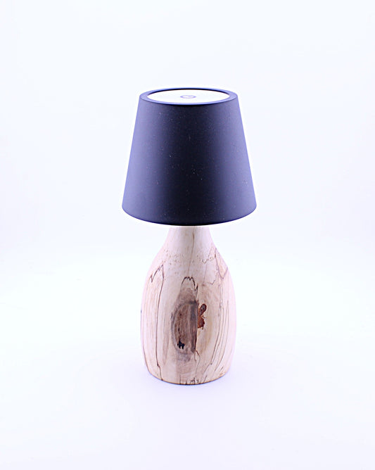 Spalted Maple Cordless LED ReChargeable Lamp