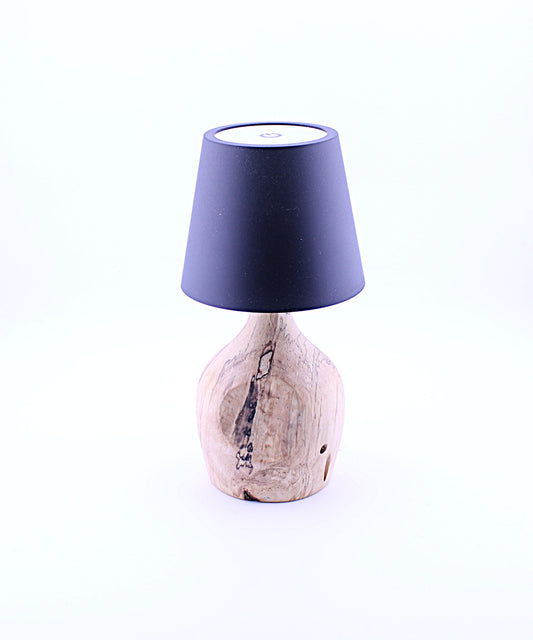 Spalted Maple Cordless LED ReChargeable Lamp