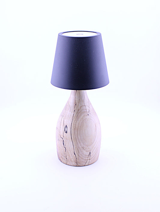 Spalted Maple Cordless LED ReChargeable Lamp