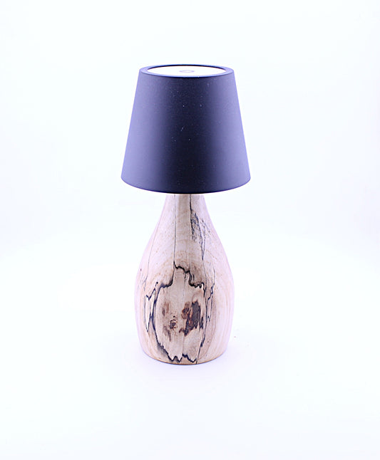 Spalted Maple Cordless LED ReChargeable Lamp