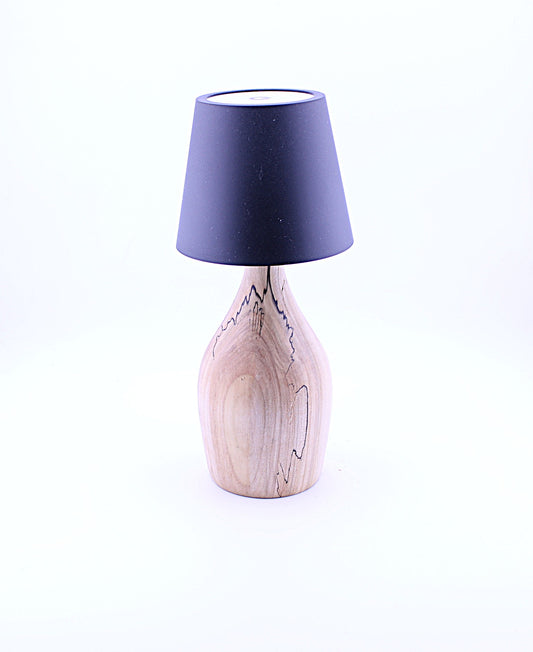 Spalted Maple Cordless LED ReChargeable Lamp