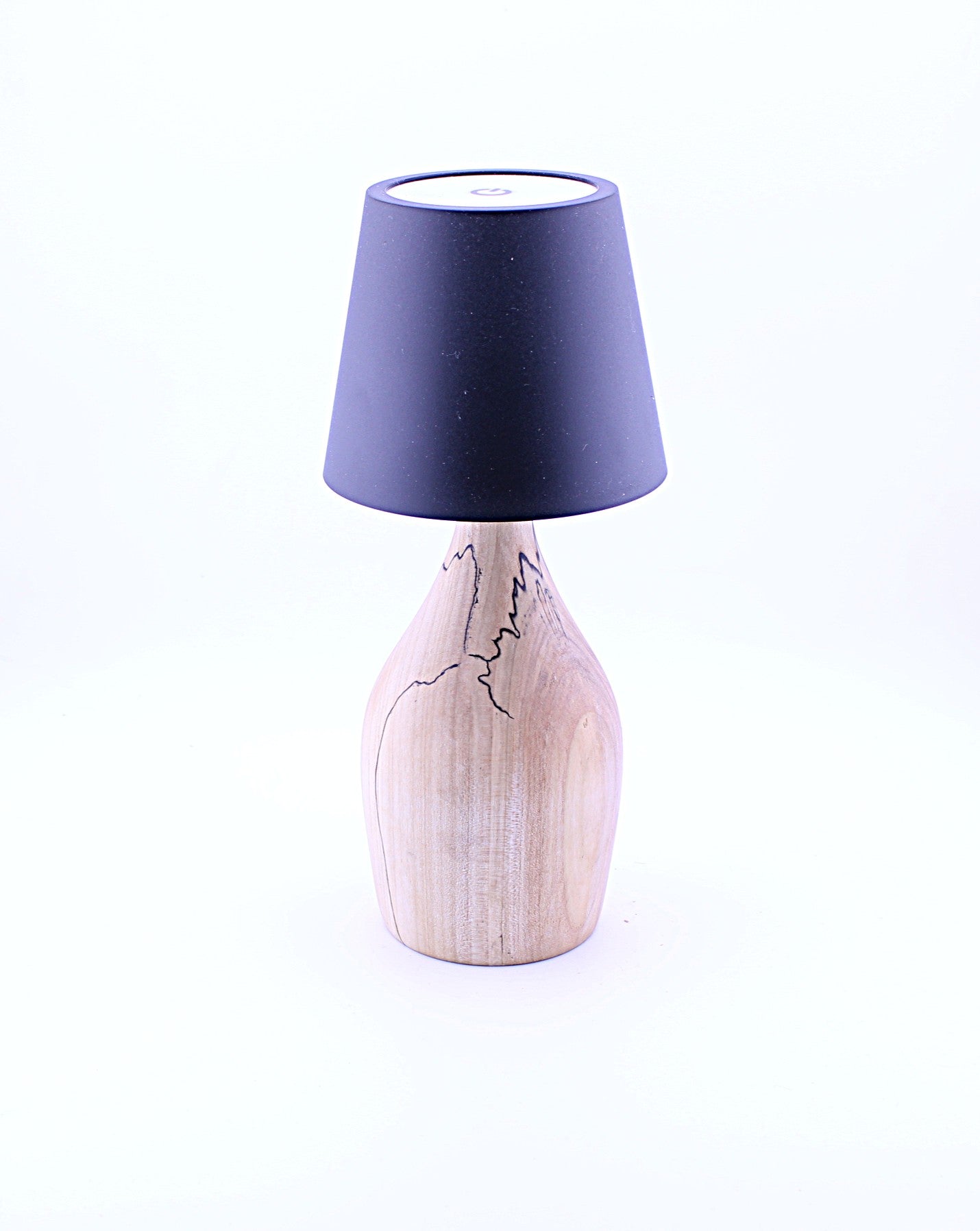 Spalted Maple Cordless LED ReChargeable Lamp