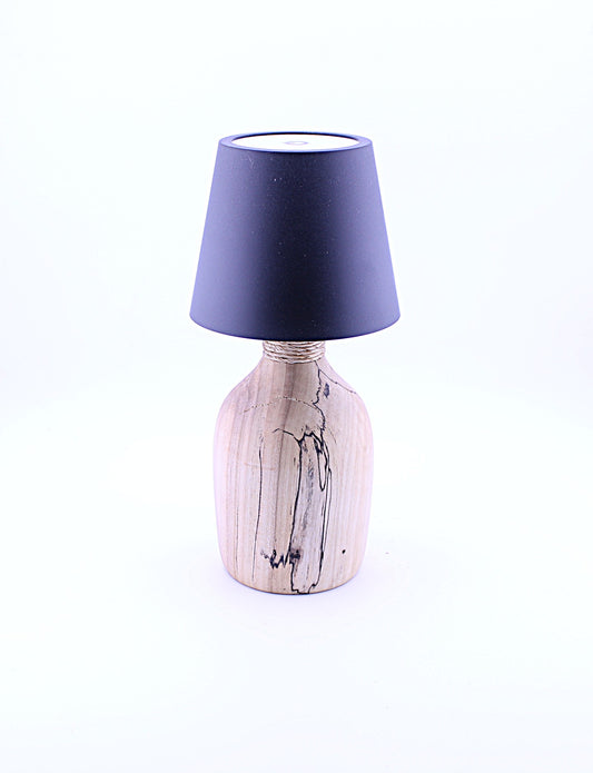 Spalted Maple Cordless LED ReChargeable Lamp