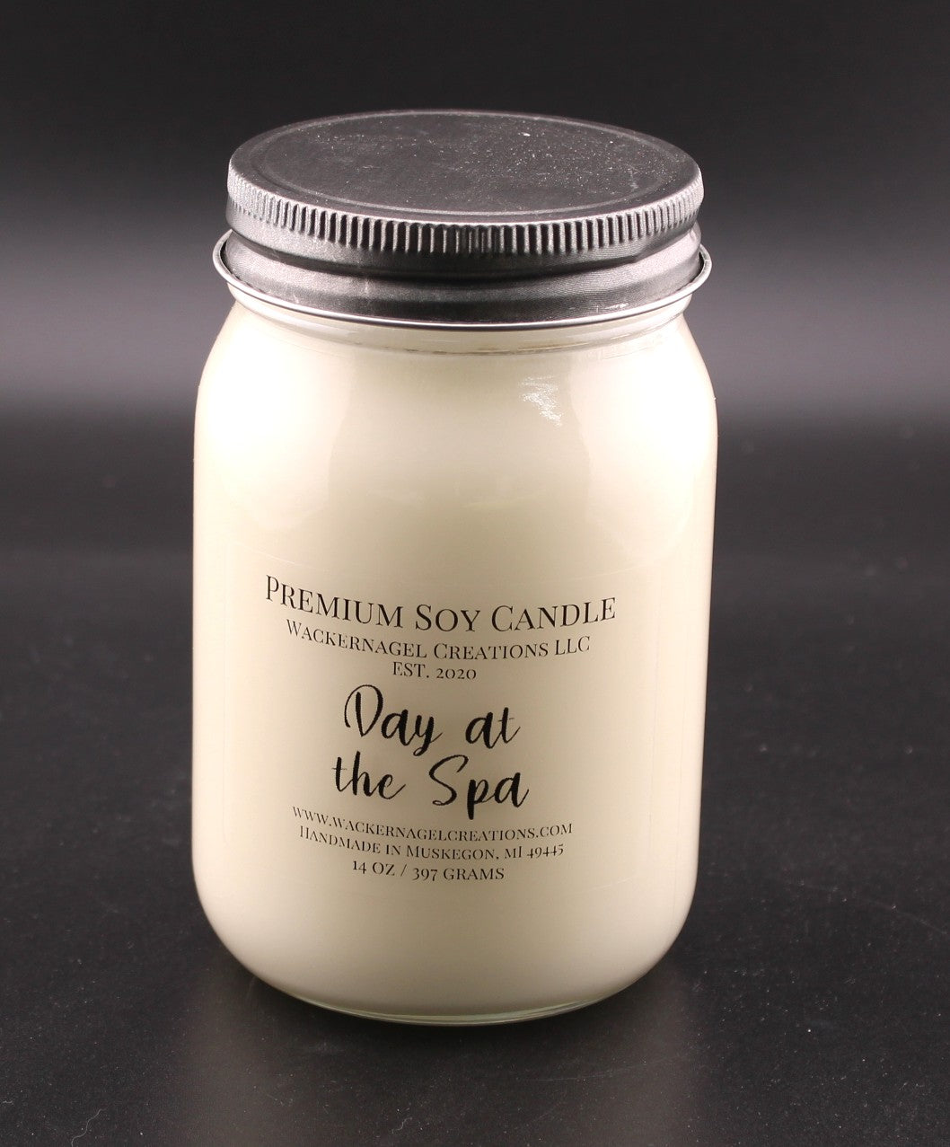 All Natural Candle Jar "Day at the Spa"