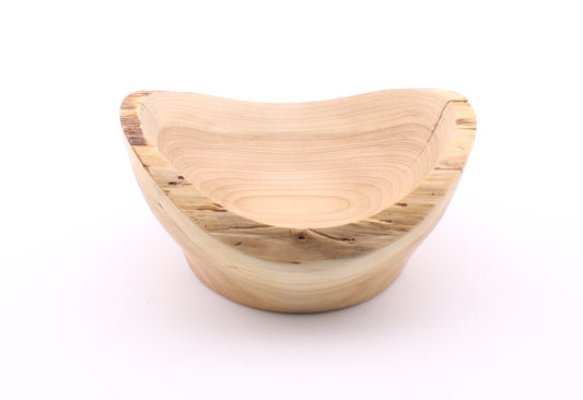 Natural Edge Cedar Wood Bowl