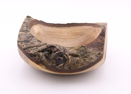Natural Edge English Walnut Wood Bowl