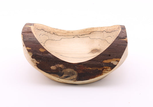Natural Edge Maple Wood Bowl