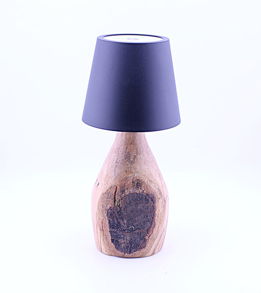 Spalted Maple Cordless LED ReChargeable Lamp