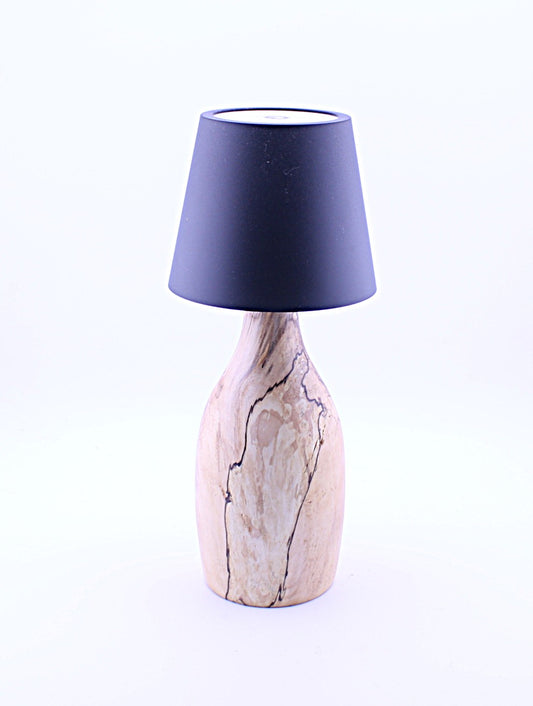 Spalted Maple Cordless LED ReChargeable Lamp