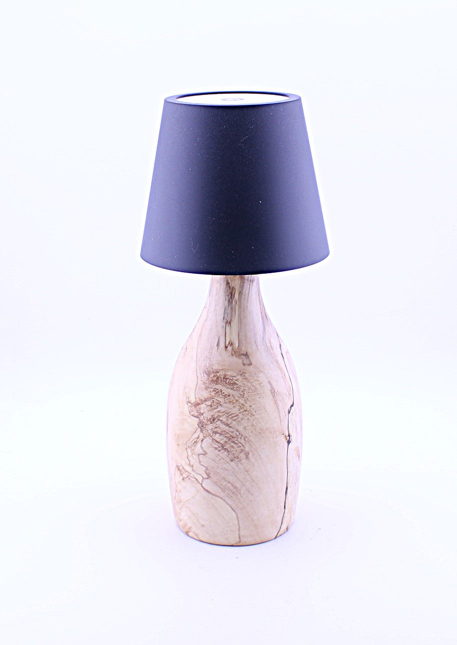 Spalted Maple Cordless LED ReChargeable Lamp