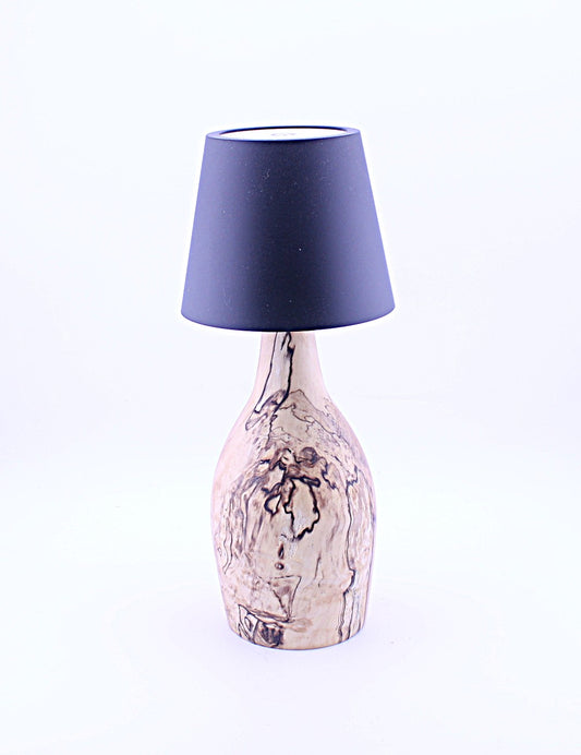 Spalted Maple Cordless LED ReChargeable Lamp