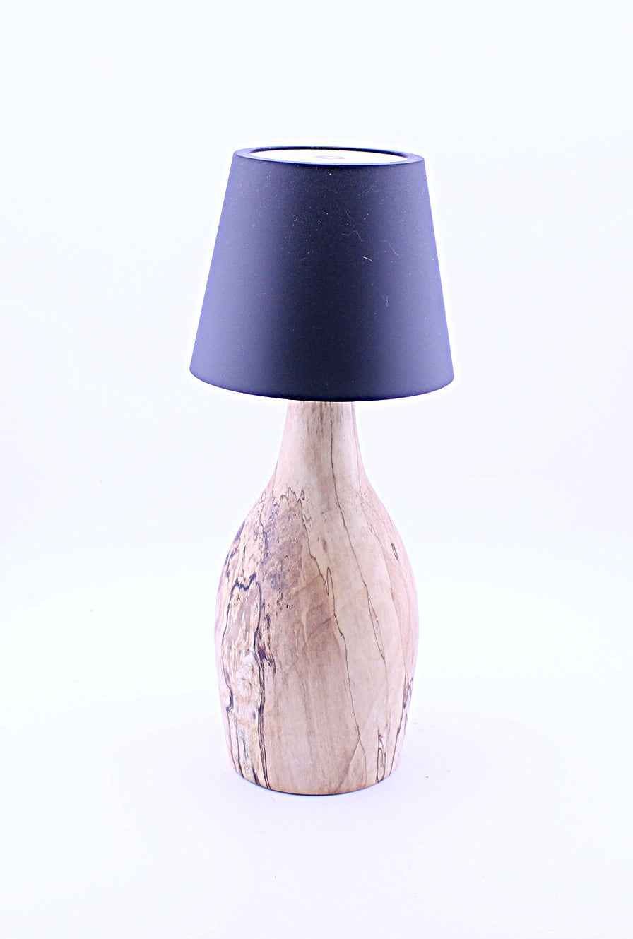 Spalted Maple Cordless LED ReChargeable Lamp