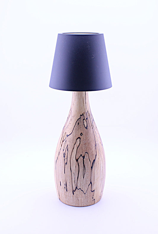Spalted Maple Cordless LED ReChargeable Lamp