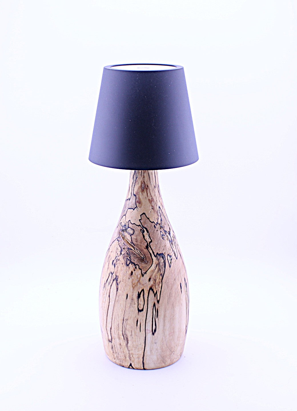 Spalted Maple Cordless LED ReChargeable Lamp
