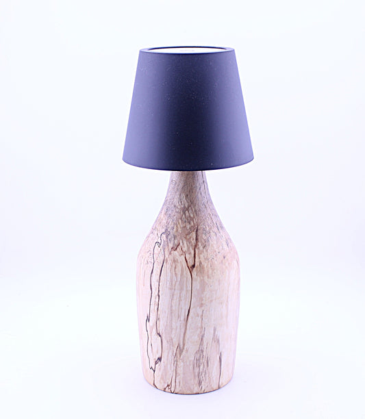 Spalted Maple Cordless LED ReChargeable Lamp