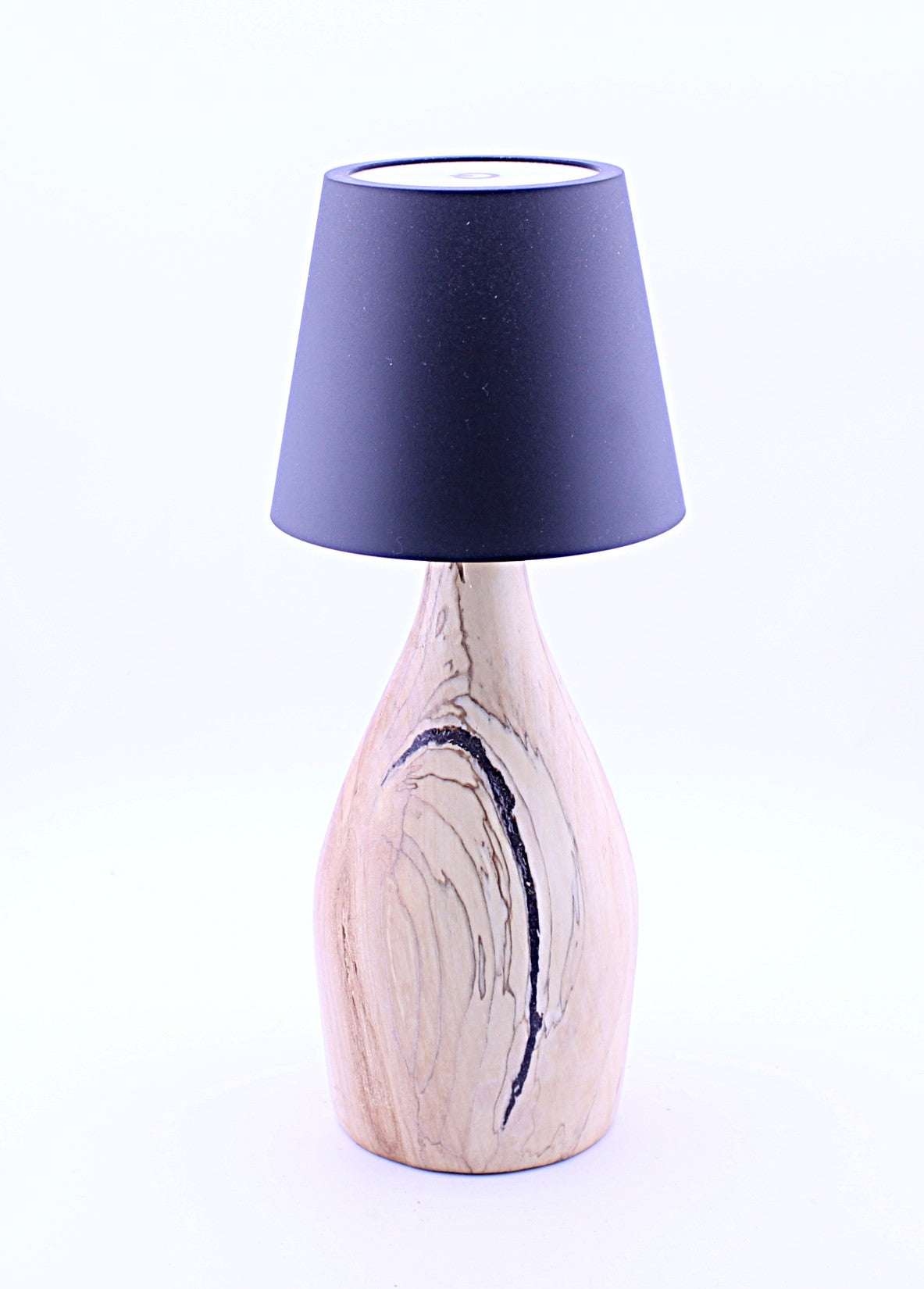 Spalted Maple Cordless LED ReChargeable Lamp