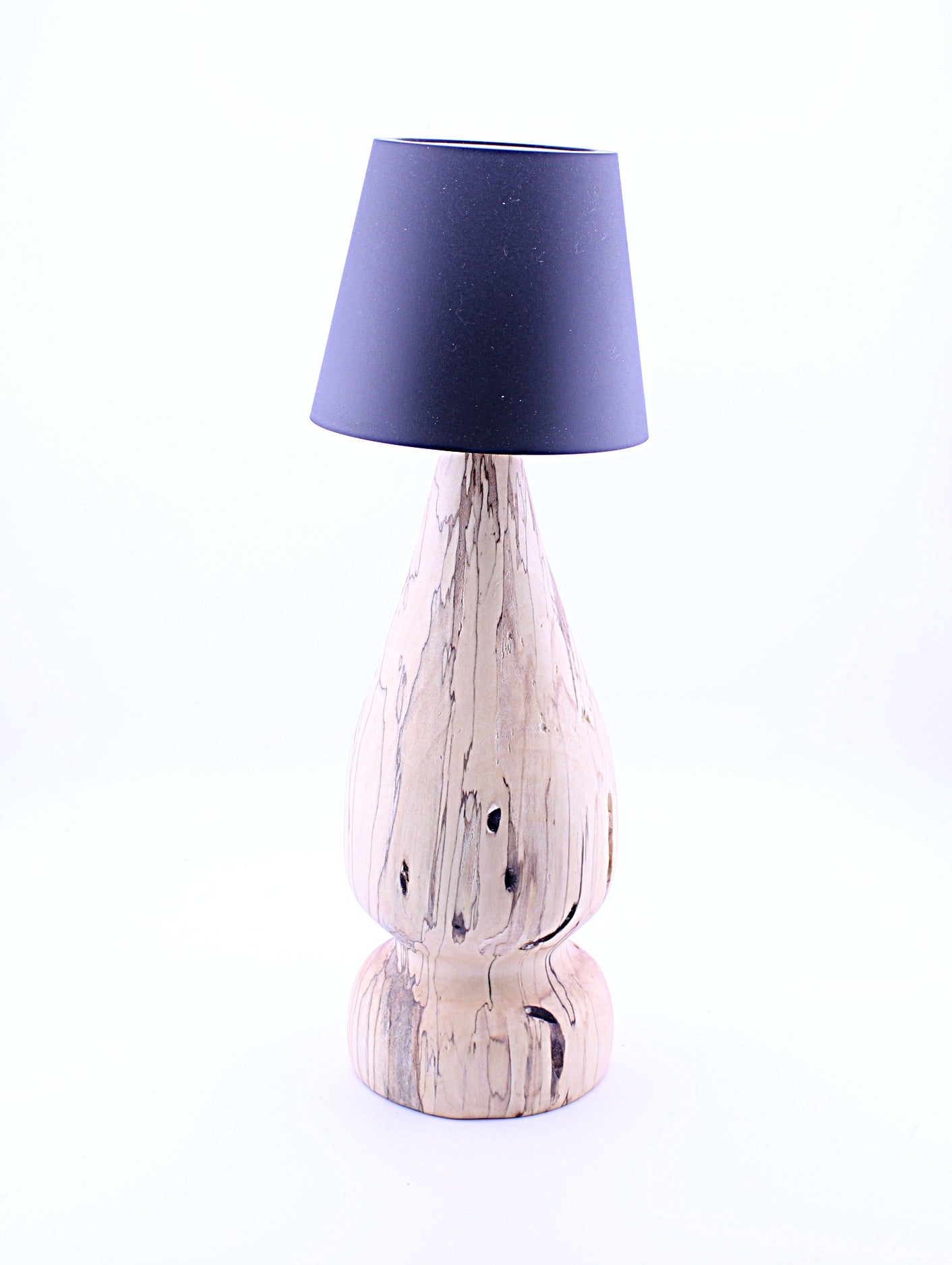 Spalted Maple Cordless LED ReChargeable Lamp