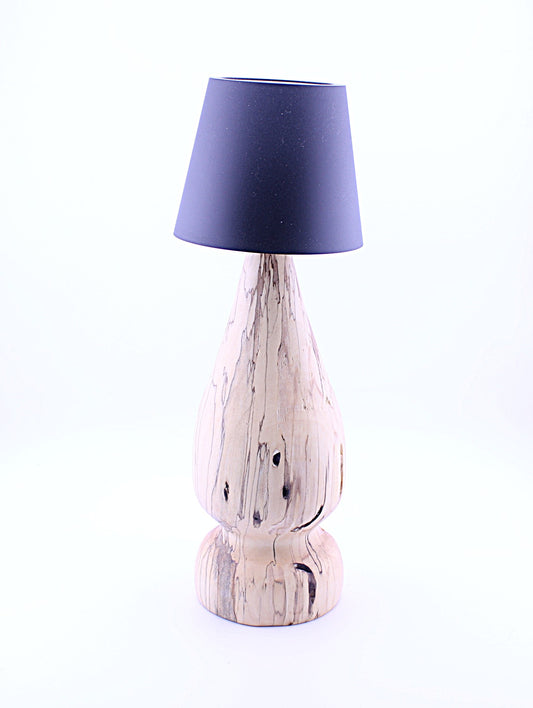 Spalted Maple Cordless LED ReChargeable Lamp