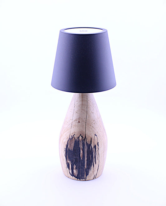 Spalted Maple Cordless LED ReChargeable Lamp