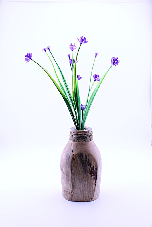 Cherry Wood Bud Vase