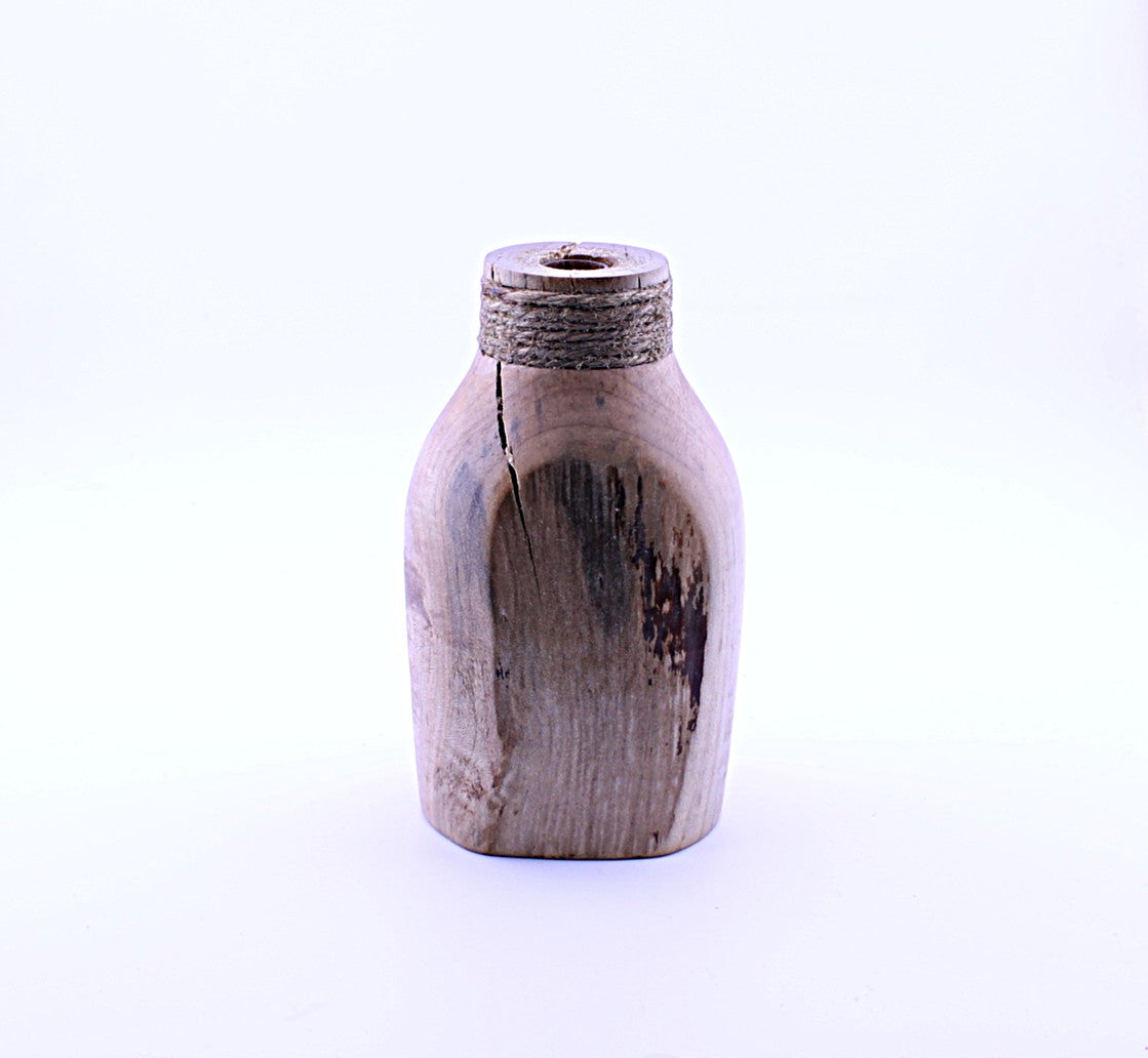 Cherry Wood Bud Vase