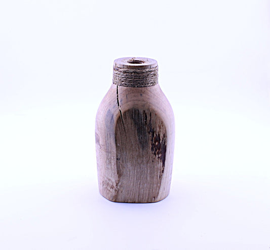 Cherry Wood Bud Vase