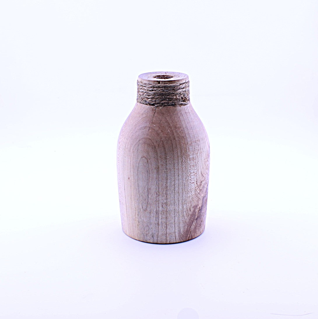 Cherry Wood Bud Vase
