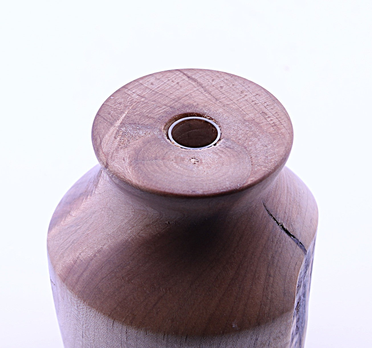 Cherry Wood Bud Vase