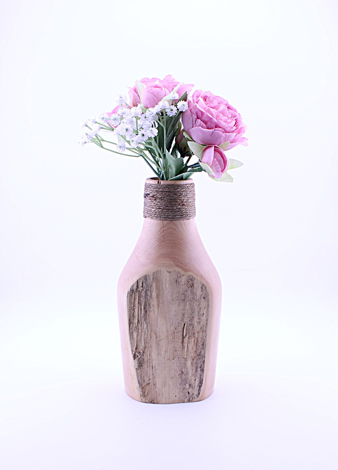 Cherry Wood Flower Vase
