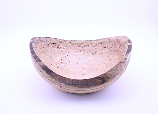 Decorative Handcrafted Maple Natural Edge Wood Bowl