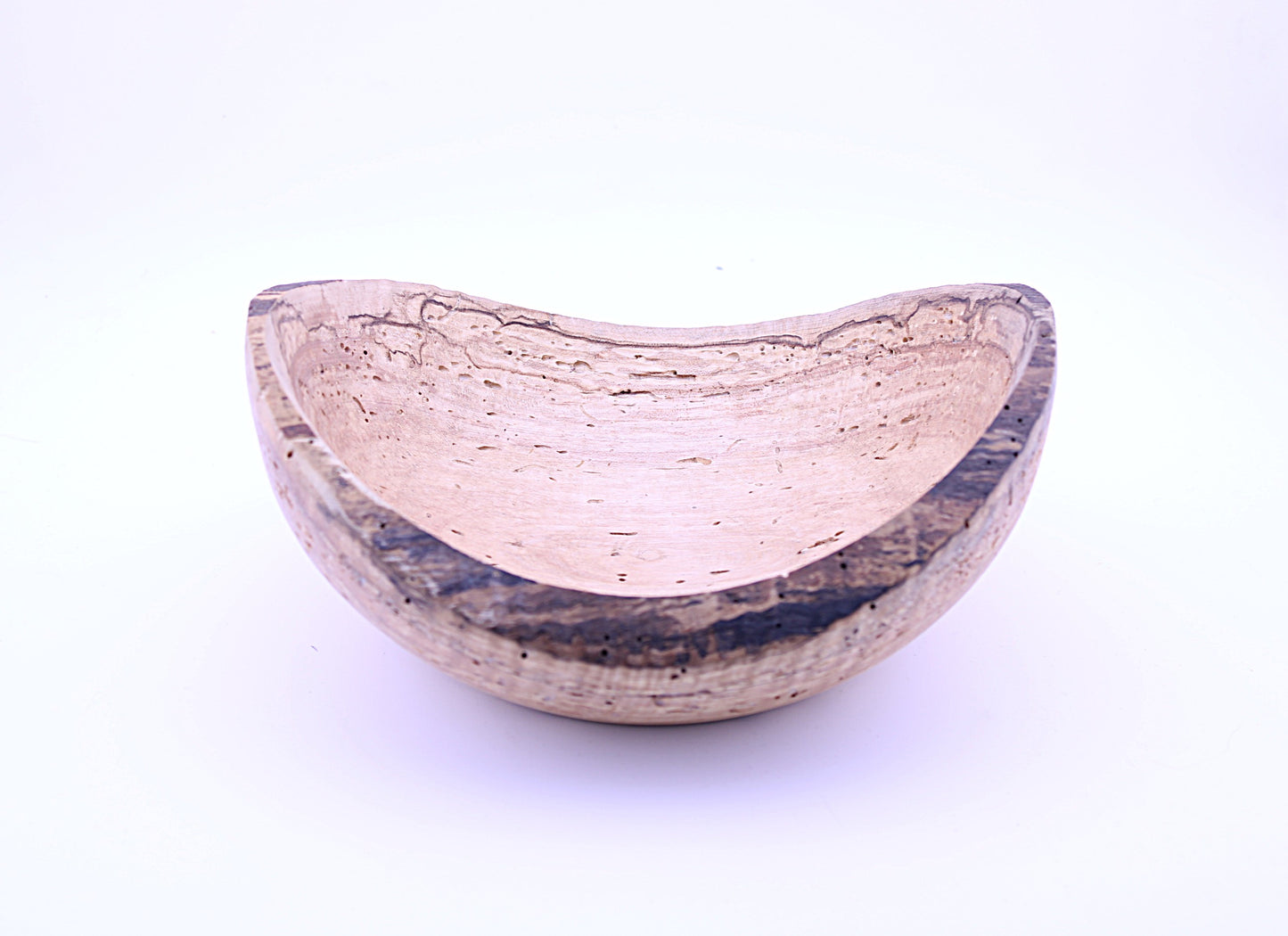 Decorative Handcrafted Maple Natural Edge Wood Bowl