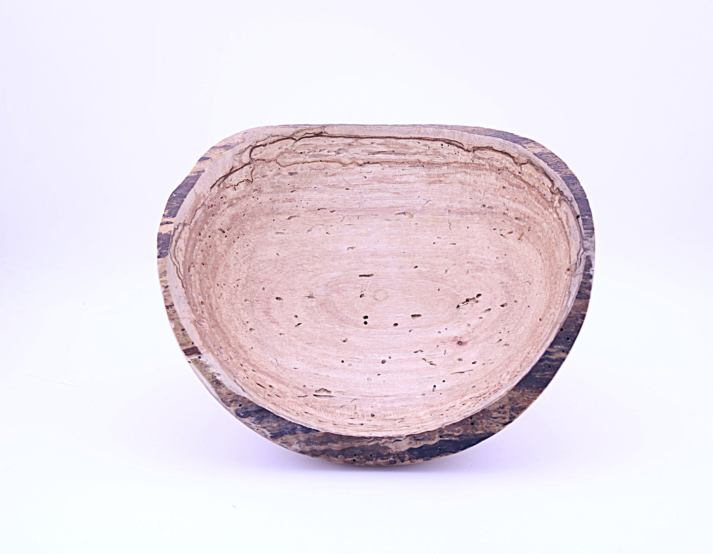 Decorative Handcrafted Maple Natural Edge Wood Bowl