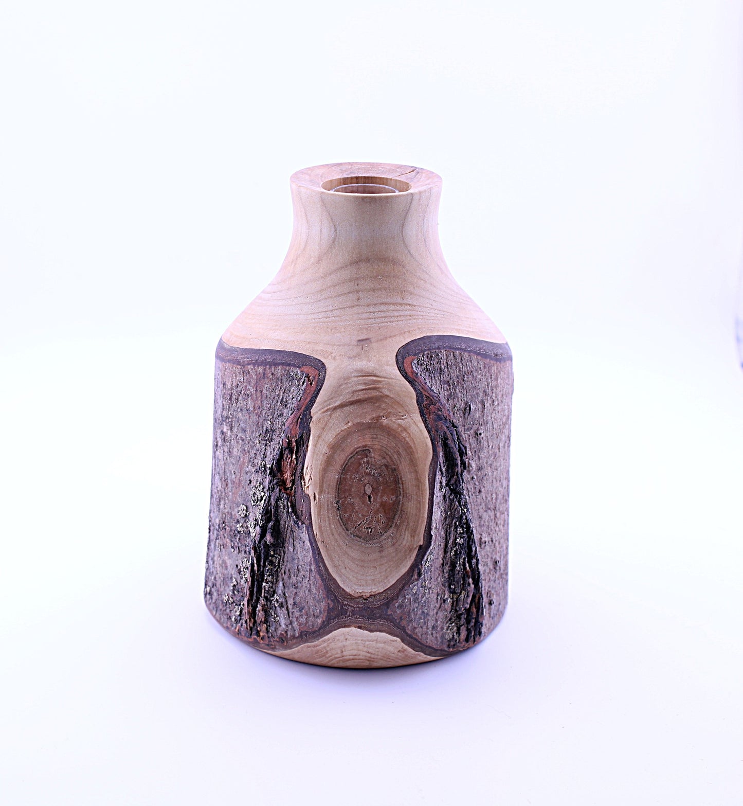 Cherry Wood Flower Vase