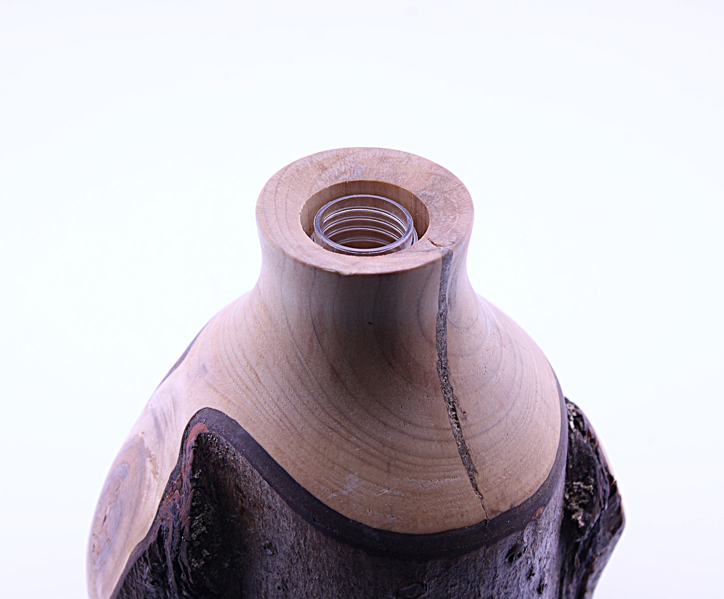 Cherry Wood Flower Vase