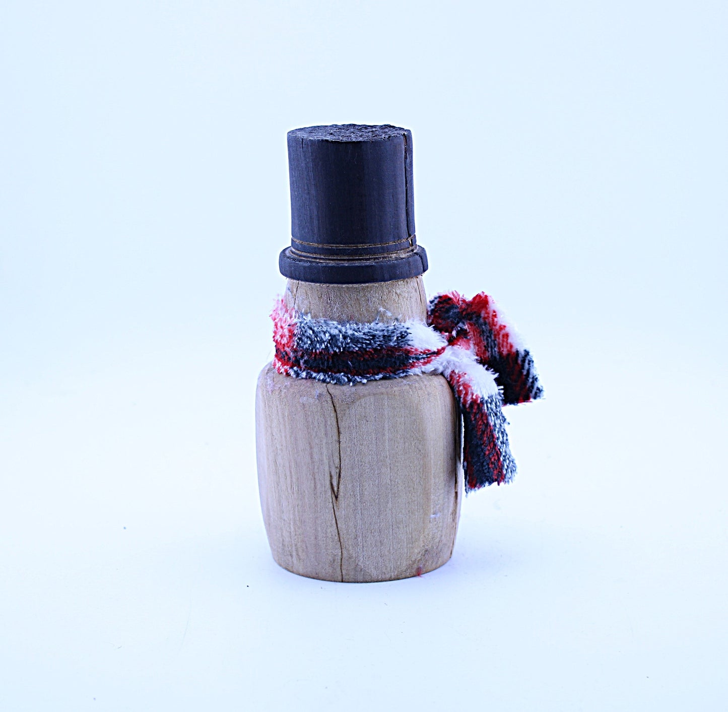 Handmade Rustic Wood Snowman