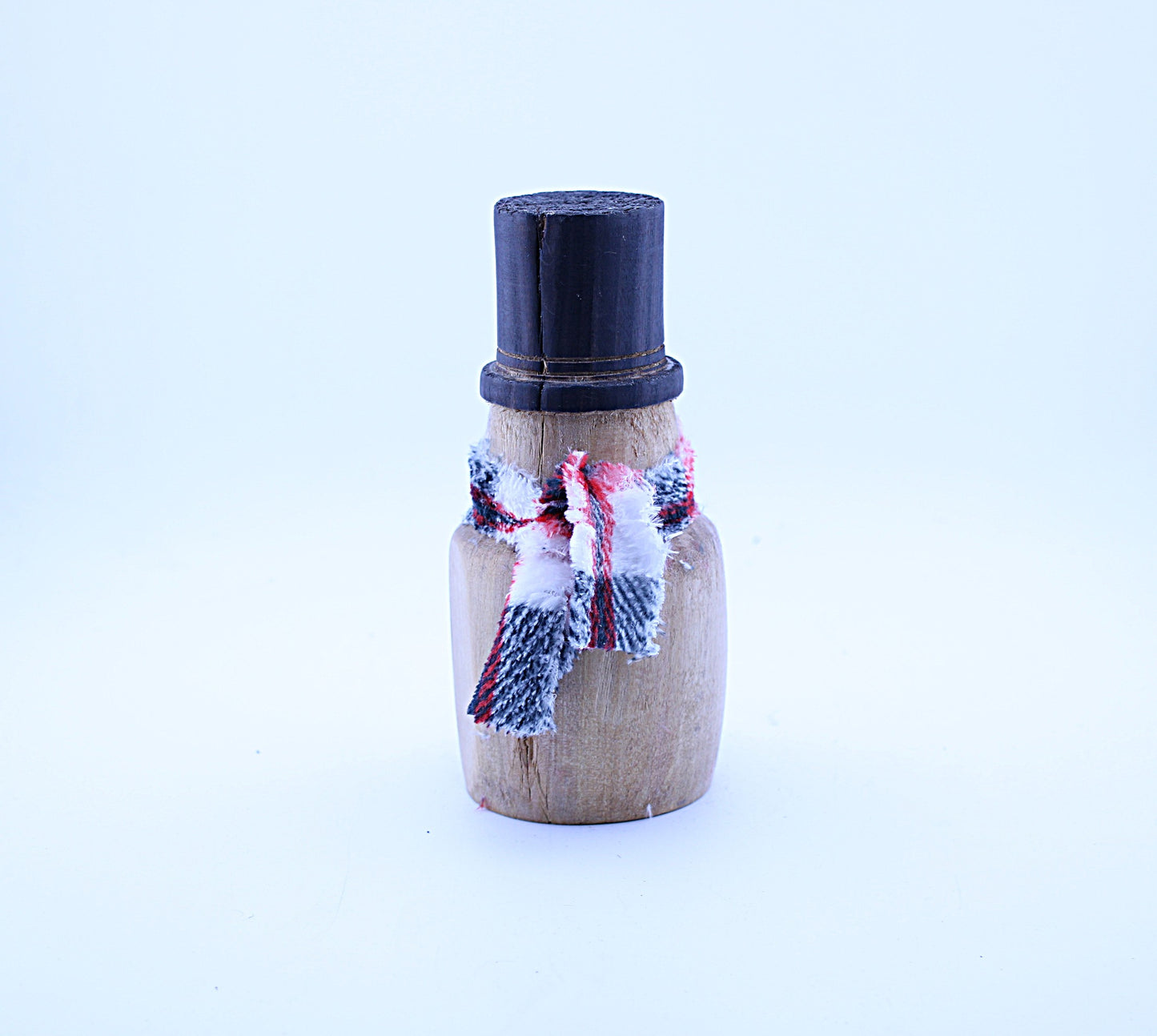 Handmade Rustic Wood Snowman