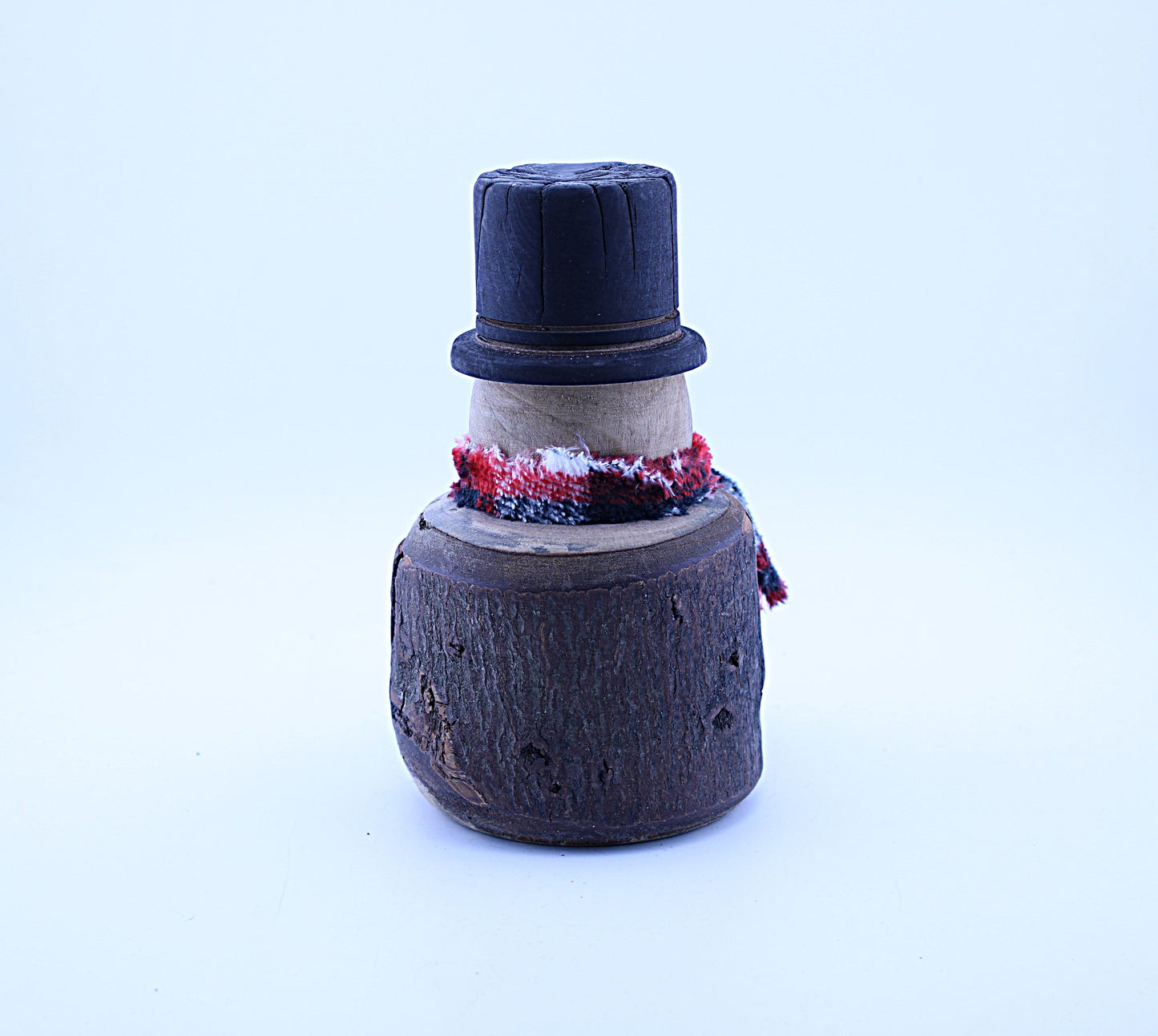 Handmade Rustic Wood Snowman